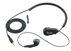 Vhbw Tube acoustique de sécurité oreillette 2 bouchons d'oreille, noir /  transparent pour casque audio, appareils radio